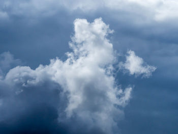 Low angle view of clouds in sky