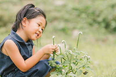 Portraits, children, and people of asian-looking flowers. the suspect faces