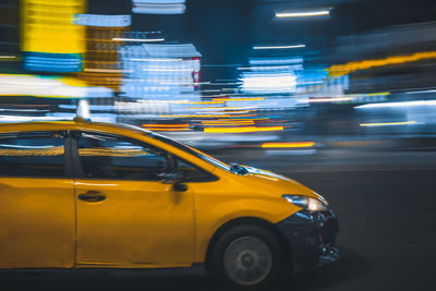 Cars on street