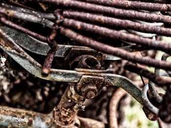 Close-up of rusty metal