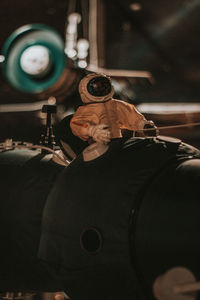 Man working at camera