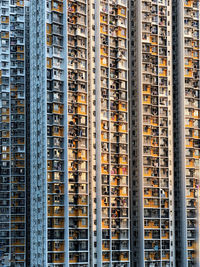 Full frame shot of modern buildings in city