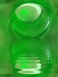 Full frame shot of glass bottle