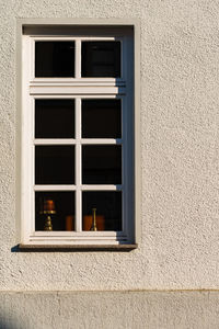 Window on wall of building