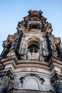 Low angle view of a temple