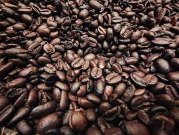 Full frame shot of coffee beans