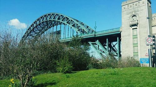 Built structure against blue sky