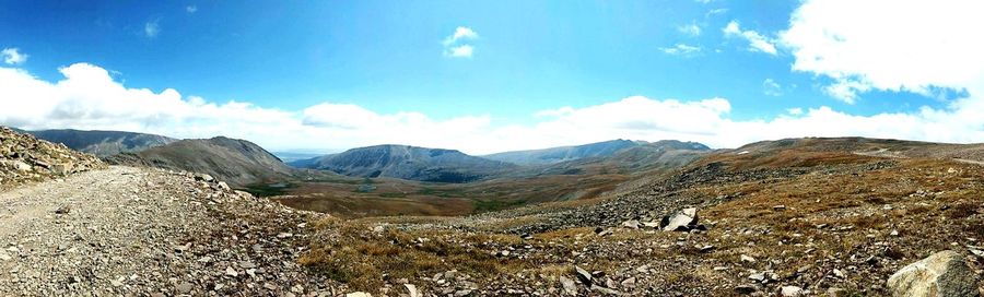 Panoramic view of landscape against sky