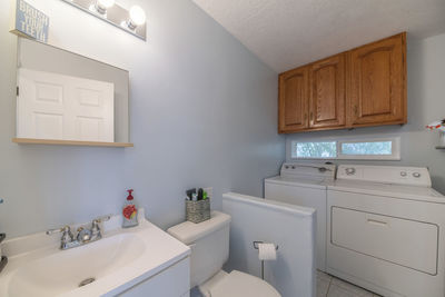 View of bathroom at home