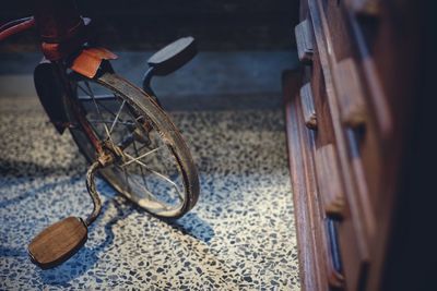 Close-up of bicycle