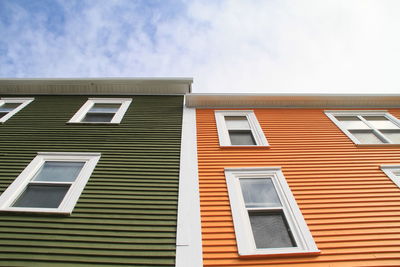Low angle view of building against sky