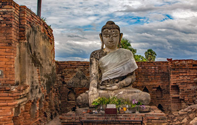 Buddha statue in inwa near mandalay myanmar burma southeast asia