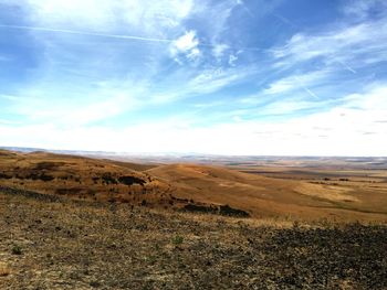 Scenic view of landscape against sky