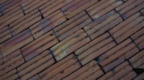 Full frame shot of roof tiles