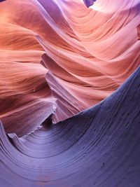 Low angle view of rock formations