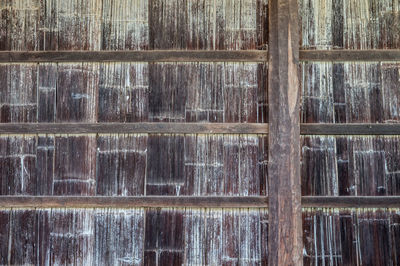 Full frame shot of wooden plank