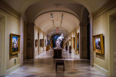 Statue in museum