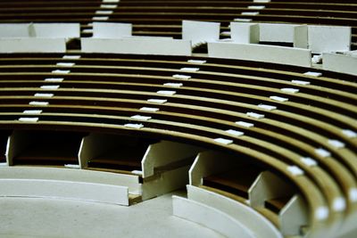 Close-up of piano keys