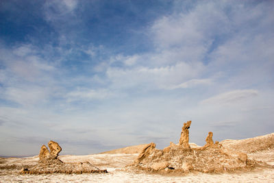 Rock formations at atacama desert
