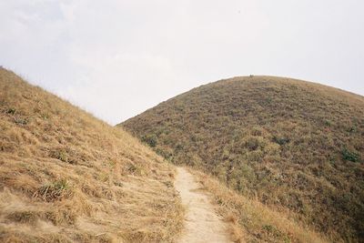 Scenic view of mountain against sky