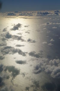 Low angle view of clouds in sky