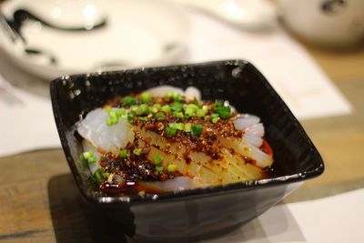 Close-up of food in bowl