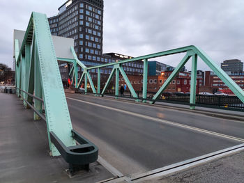 Low angle view of bridge against sky