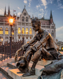 Hungarian parlament building in budapest, hungary