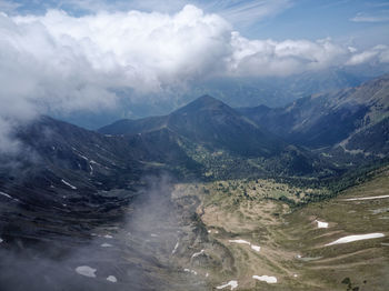 Mountains in the clouds