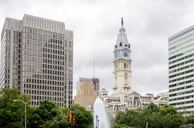 View of modern buildings against sky