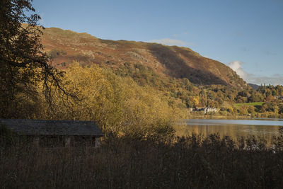 Lake district, cumbria - a lake and hills