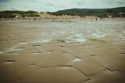 Group of people on beach