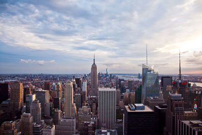 City skyline against sky