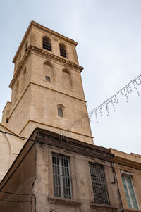 Low angle view of building against sky