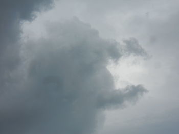 Low angle view of storm clouds in sky