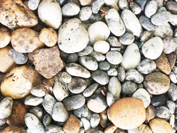 Full frame shot of stones