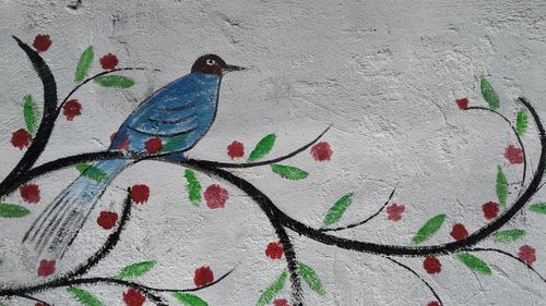Full frame shot of graffiti on wall