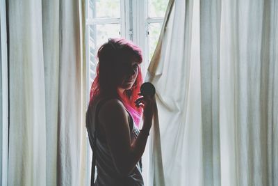 Woman in window