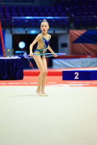 Rhythmic gymnastics in the professional arena