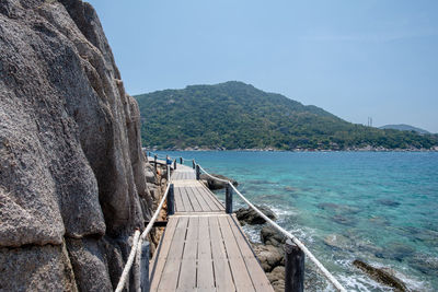 Panoramic view of sea against sky