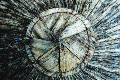 Full frame shot of tree stump