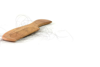 Close-up of stuffed toy against white background