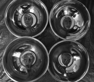 Close-up of object on wall