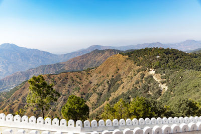 Mountain view from chail , himachal pradesh, india
