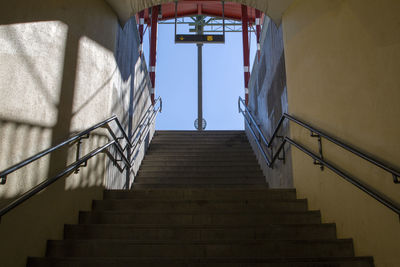 Low angle view of staircase