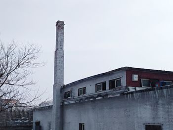 Factory against clear sky