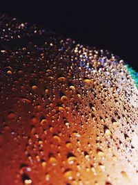Extreme close up of drink