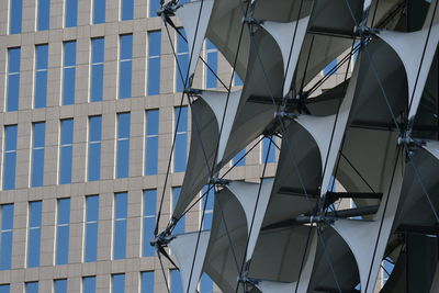 Low angle view of modern building