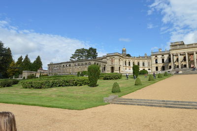 View of historic building against cloudy sky