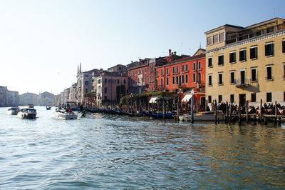 View of buildings at waterfront